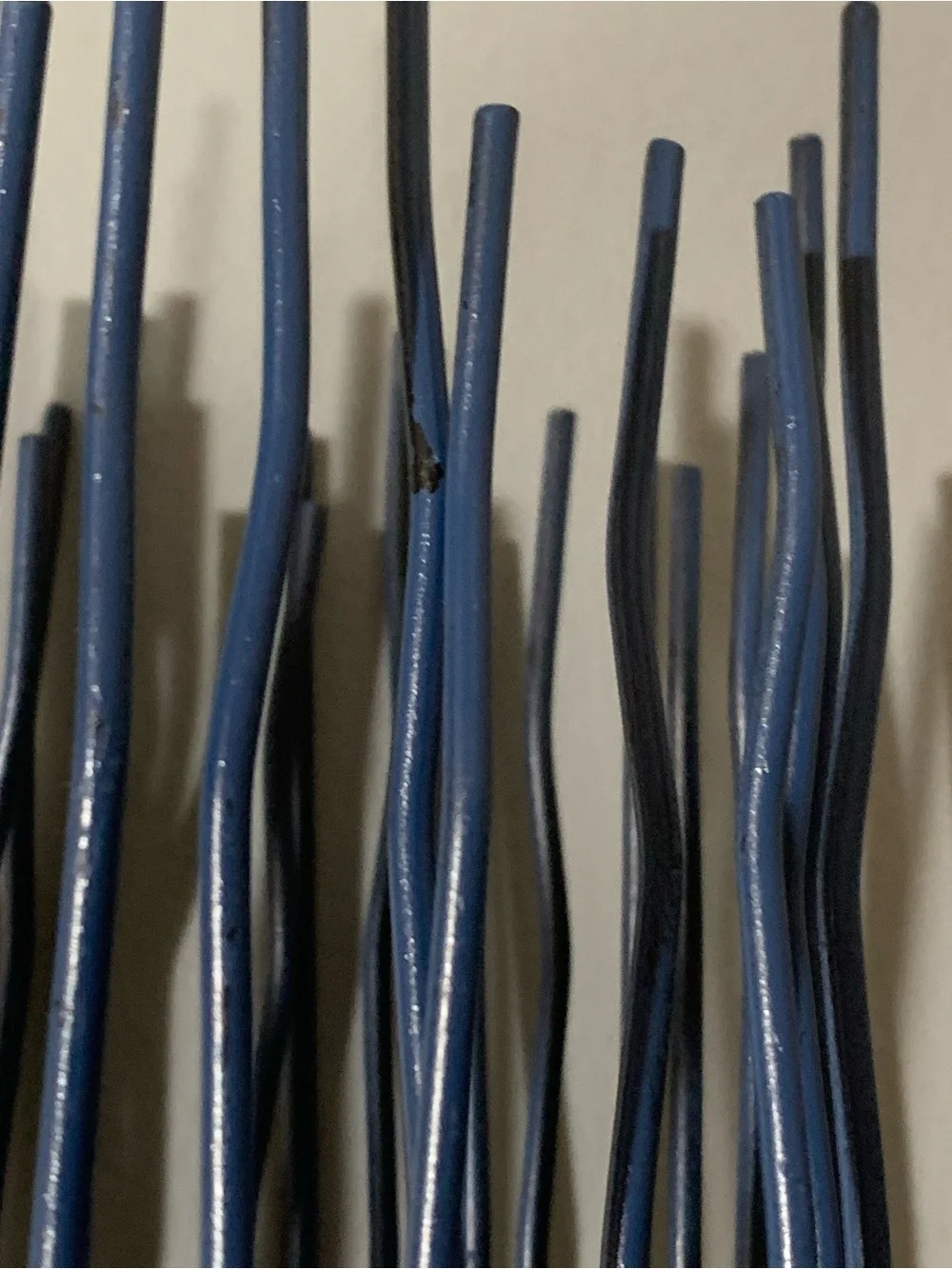 Blue Decorative Wire Vases - Home Accents
